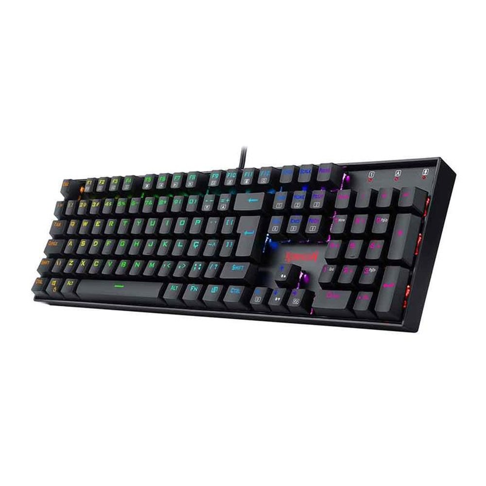 Teclado Com Fio Mecânico Redragon Mitra K551, RGB, Switch Marrom, ABNT2 - K551RGB-1 (PT-BROWN)