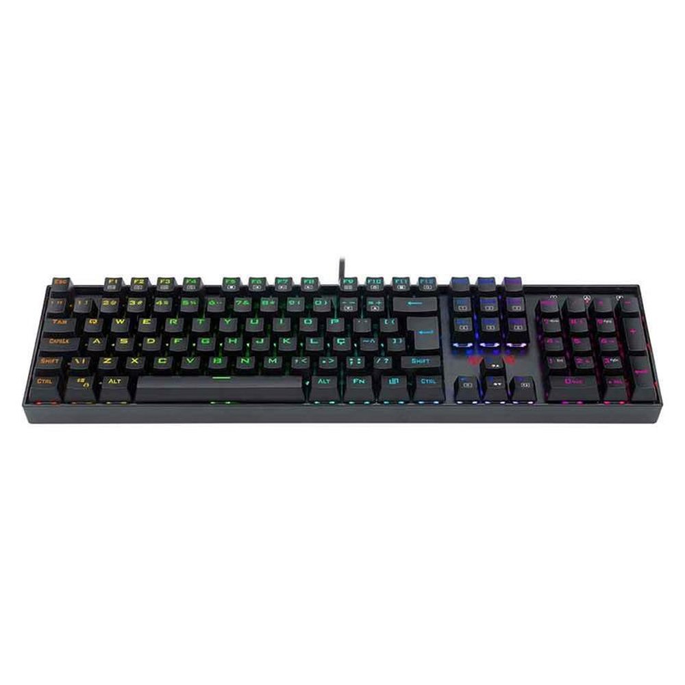 Teclado Com Fio Mecânico Redragon Mitra K551, RGB, Switch Marrom, ABNT2 - K551RGB-1 (PT-BROWN)
