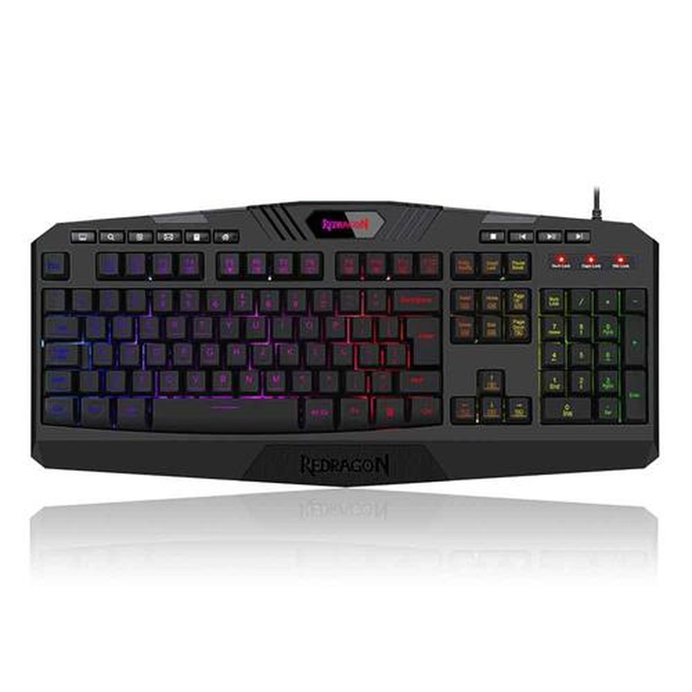 Teclado Com Fio Gamer Mecânico Redragon Harpe 2, RGB, ABNT2 - K503RGB