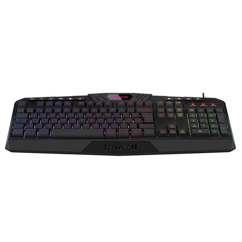 Teclado Com Fio Gamer Mecânico Redragon Harpe 2, RGB, ABNT2 - K503RGB