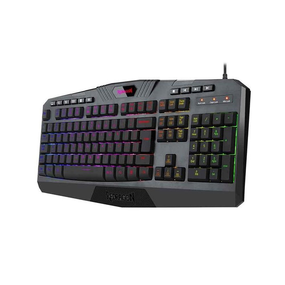 Teclado Com Fio Gamer Mecânico Redragon Harpe 2, RGB, ABNT2 - K503RGB