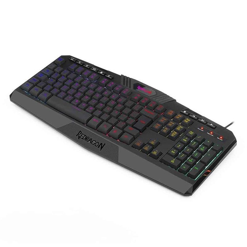 Teclado Com Fio Gamer Mecânico Redragon Harpe 2, RGB, ABNT2 - K503RGB