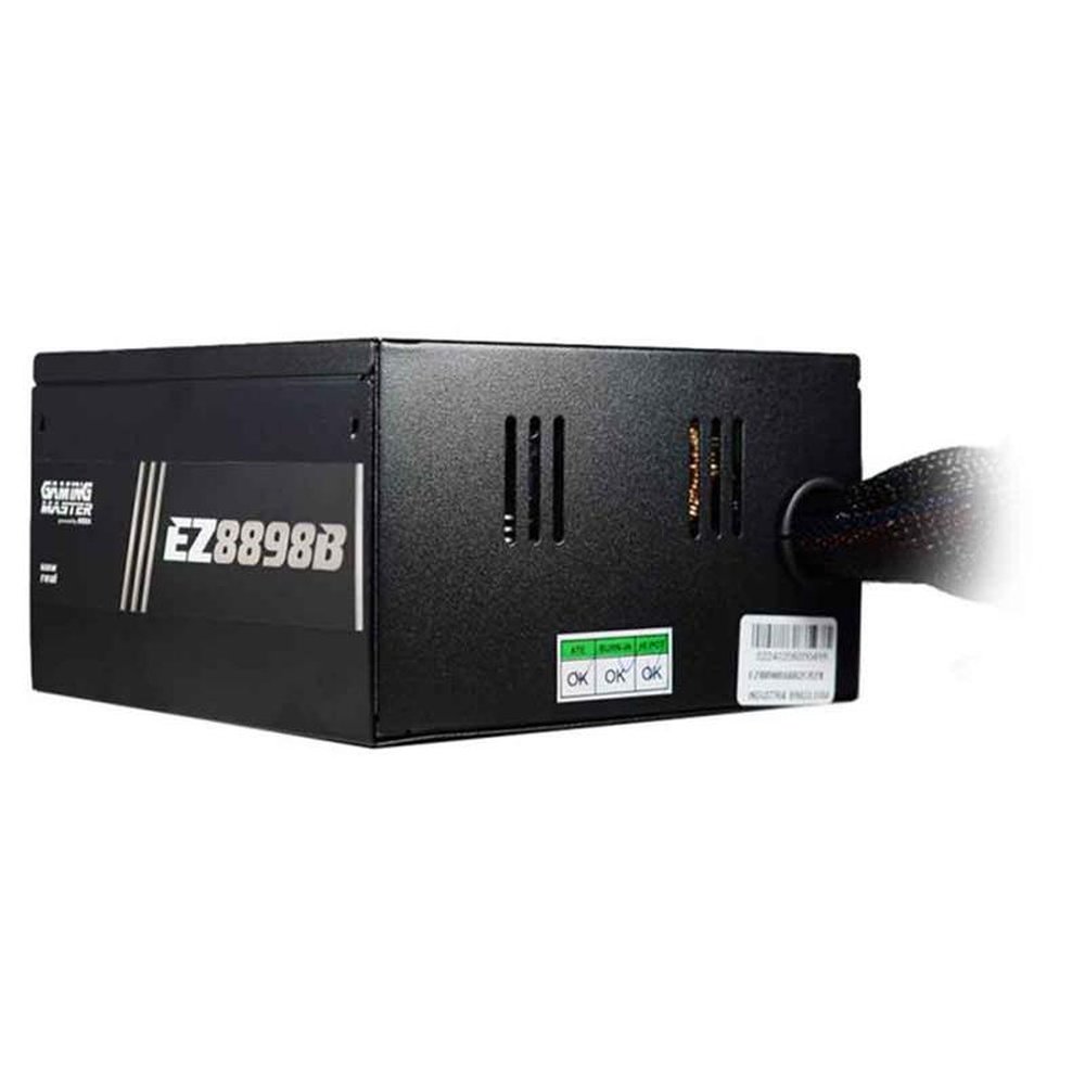 Fonte De Alimentacao K-mex Ez8898b 80 Plus Bronze 600w Preta