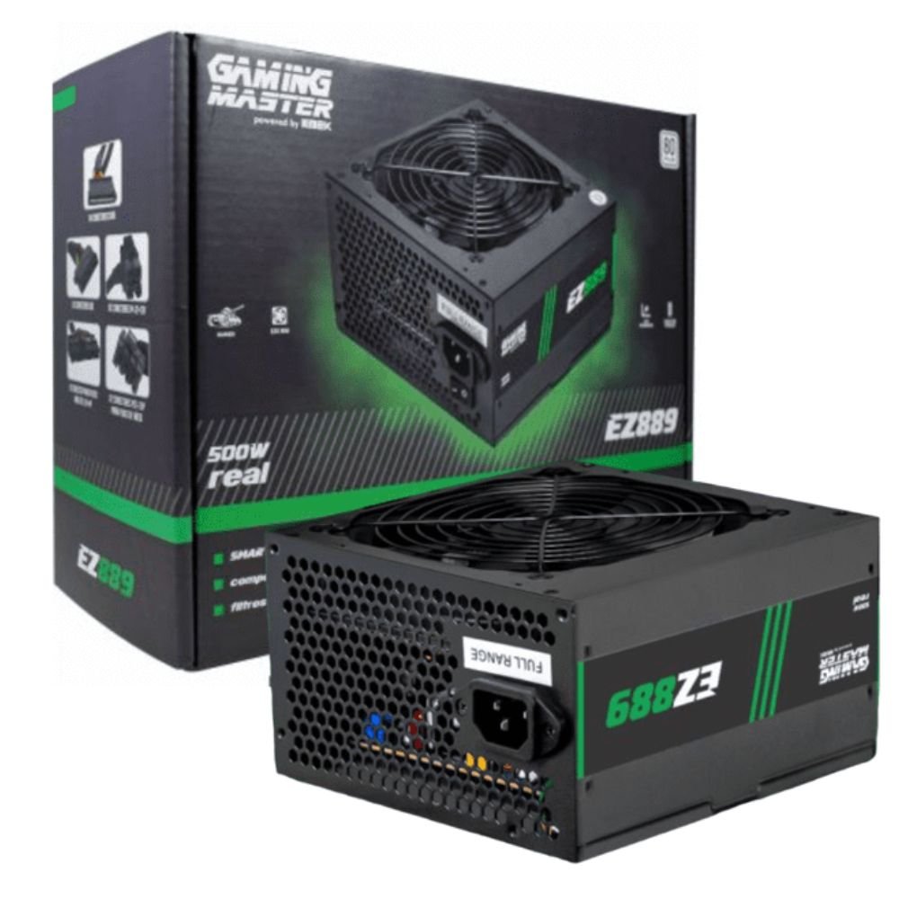 Fonte De Alimentação Gamer 500W Pw-Ez8898f - 80Plus