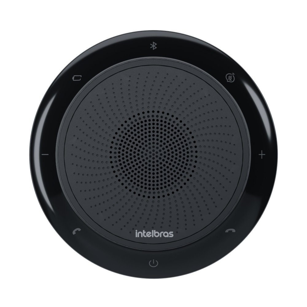 Microfone P/ Conferência Cap 200 Bt, Omnidirecional, Bluetooth, Preto, 4290200, Intelbras