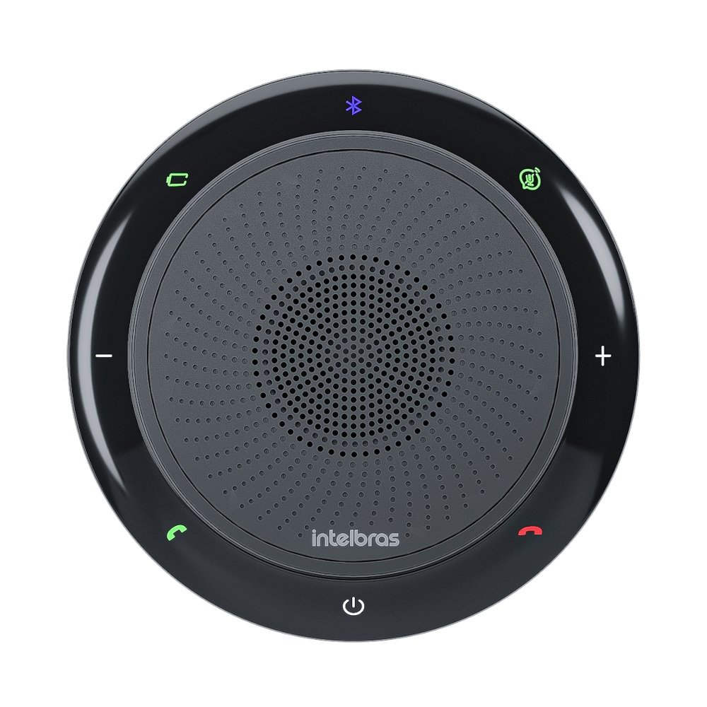 Microfone P/ Conferência Cap 200 Bt, Omnidirecional, Bluetooth, Preto, 4290200, Intelbras