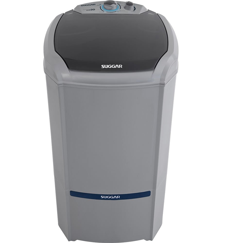 Lavadora de Roupas Suggar 20Kg Semiautomática Lavamax Eco Prata LE2002PR ¿ 220 Volts