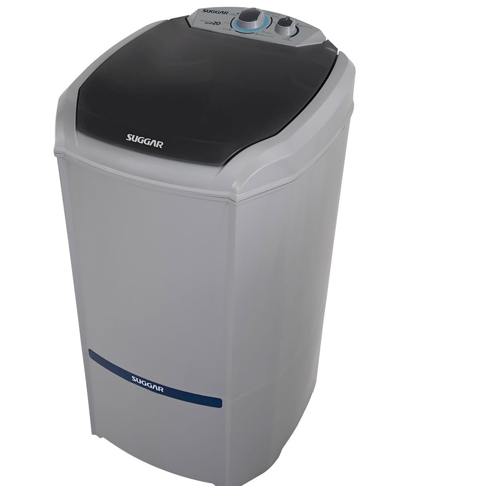 Lavadora de Roupas Suggar 20Kg Semiautomática Lavamax Eco Prata LE2002PR ¿ 220 Volts
