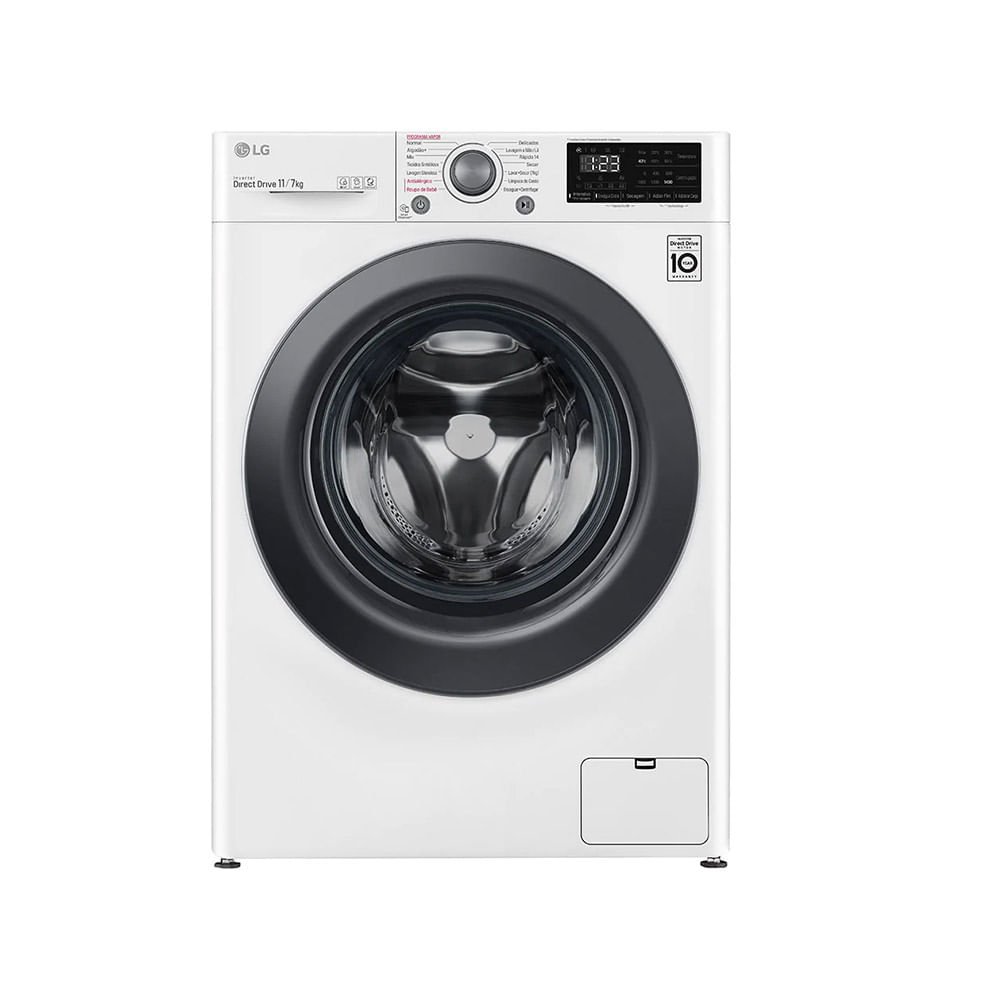 Lava e Seca Smart LG 11Kg com Inteligência Artificial AIDD Branca VC5 ¿ 220 Volts