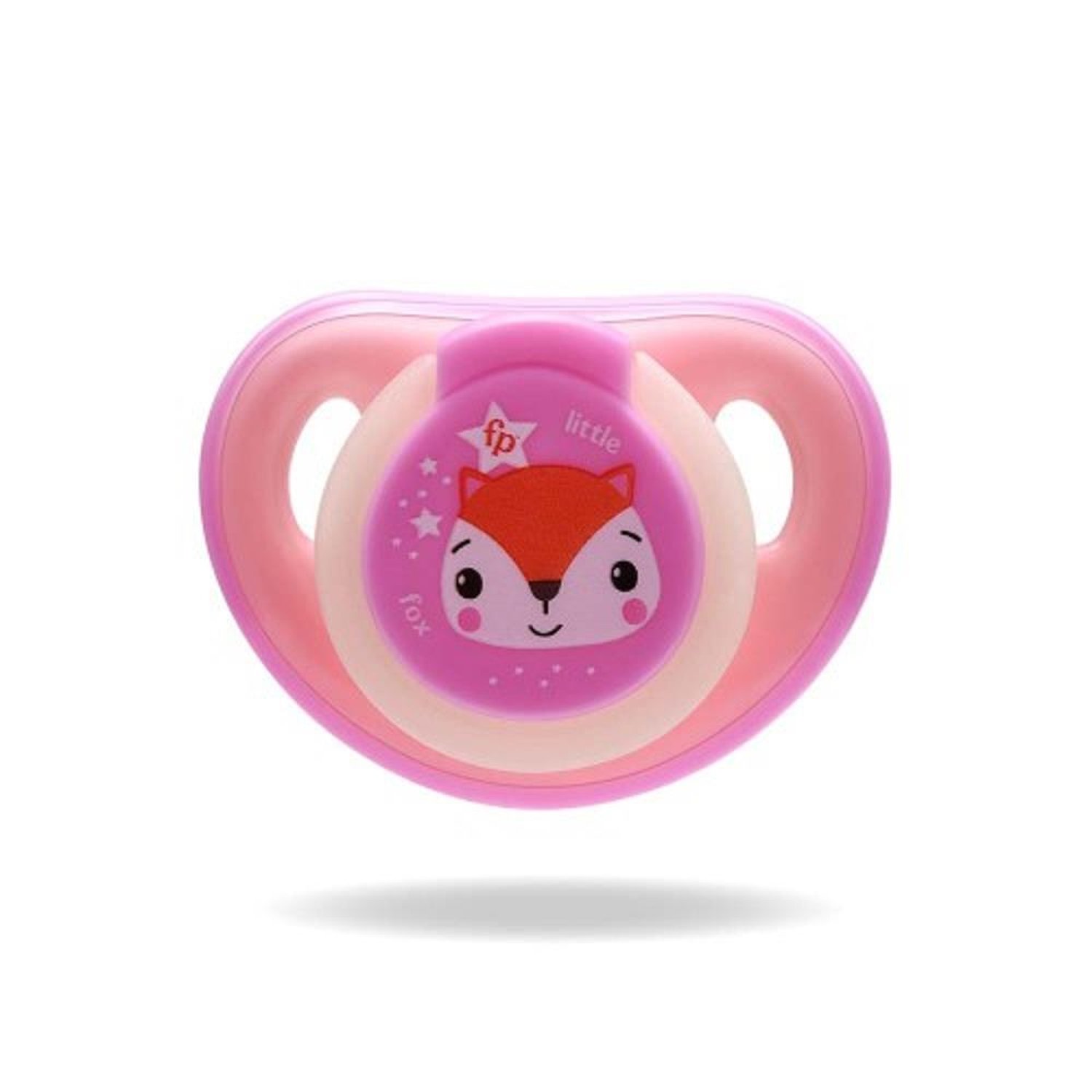 Chupeta First Moments Glow Tamanho 2 Rosa com Case Esterilizador Fisher-Price - BB1040