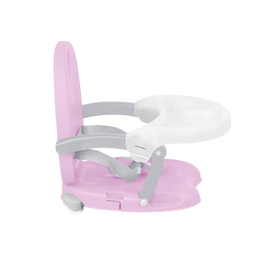 Cadeira de alimentação elevatoria Peanuts 6M-15kgs Rosa Multikids Baby - BB108