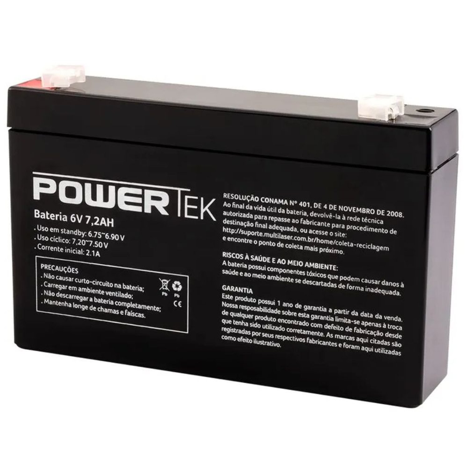 Bateria 6V 7,2Ah Multi - EN004