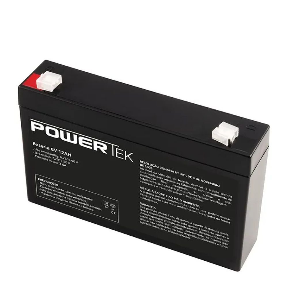 Bateria 6V 12Ah Powertek - EN005