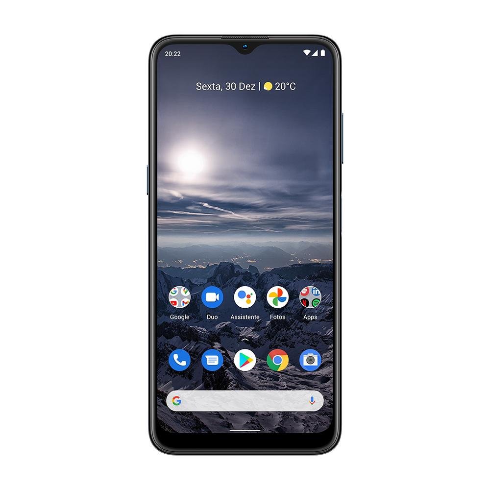 Smartphone Nokia G21 4G 128GB Tela HD + 6.5 Polegadas Dual Chip 4GB RAM Pronto para Android 12 Câmera Tripla 50MP + Selfie 8MP Azul - NK083