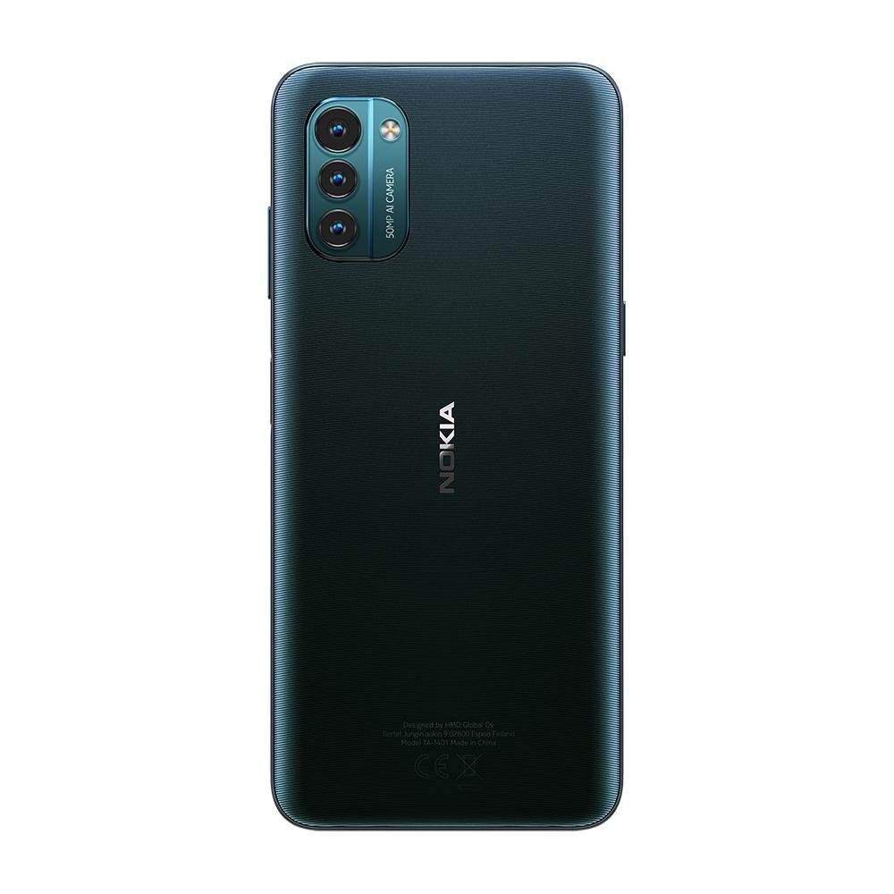 Smartphone Nokia G21 4G 128GB Tela HD + 6.5 Polegadas Dual Chip 4GB RAM Pronto para Android 12 Câmera Tripla 50MP + Selfie 8MP Azul - NK083