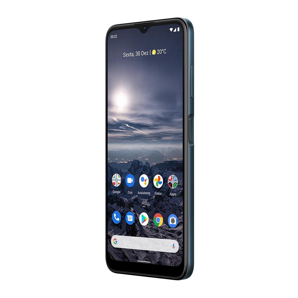 Smartphone Nokia G21 4G 128GB Tela HD + 6.5 Polegadas Dual Chip 4GB RAM Pronto para Android 12 Câmera Tripla 50MP + Selfie 8MP Azul - NK083