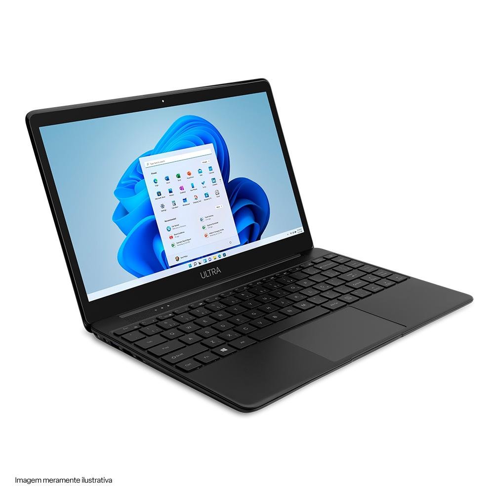 Notebook Ultra 14,1 Polegadas HD Core i5 8GB 256GB SSD Windows 11 Home Preto - UB540