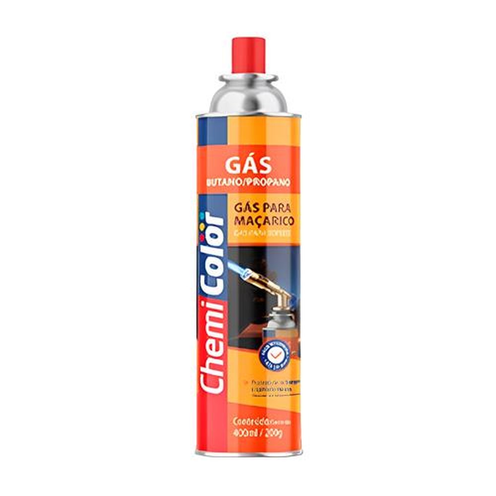 Gás De Maçarico 400Ml/200Gr Chemicolor