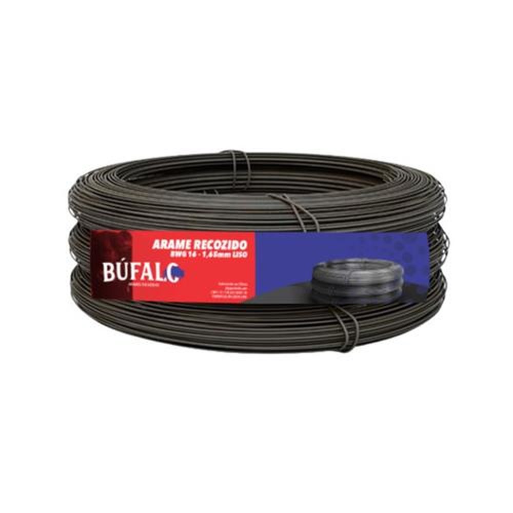 Arame Recozido Liso Bwg 16 1.65Mm 20Kg Bufala