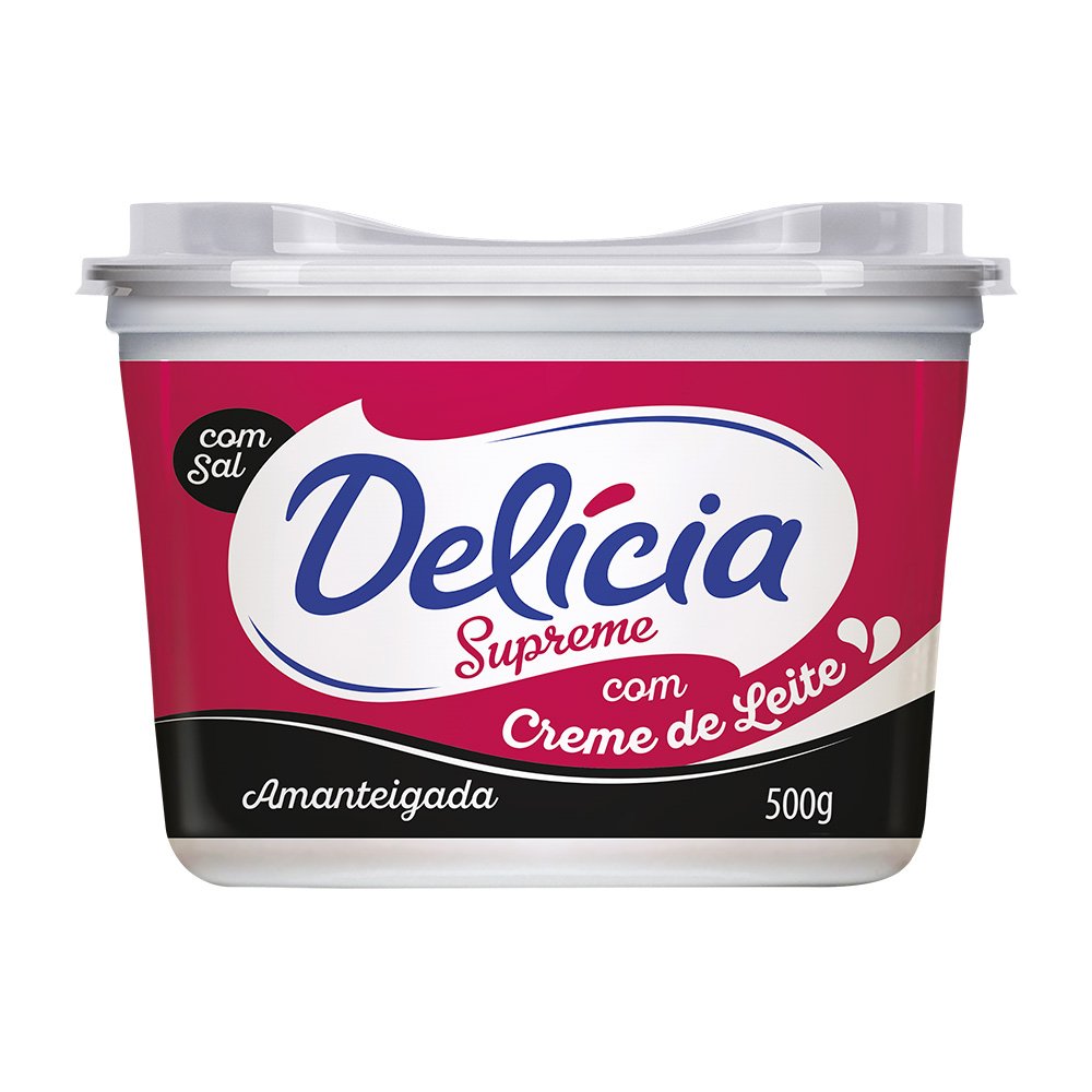 Margarina Delicia 500g Supreme Com Sal