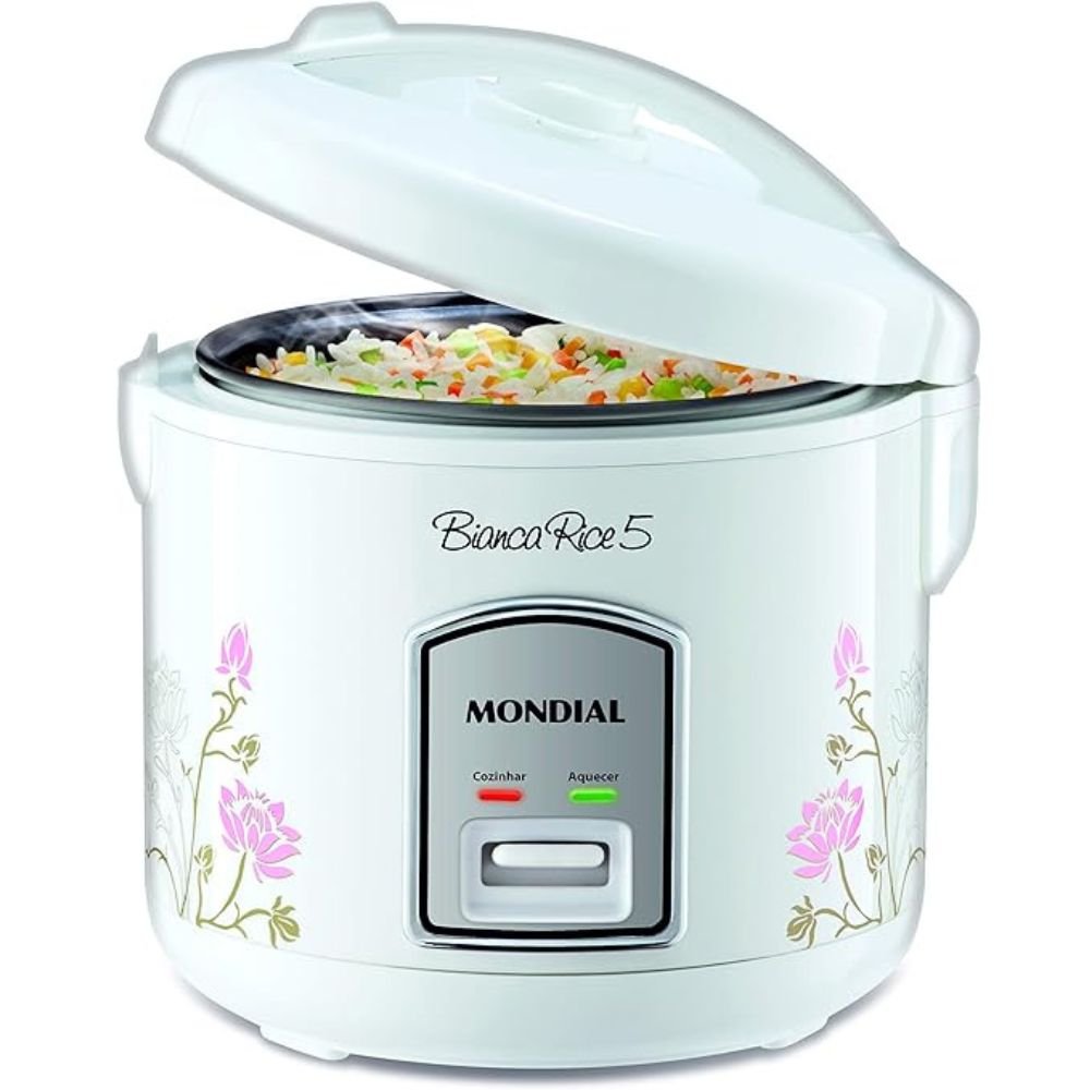 Panela Elétrica Mondial Bianca Rice 5 Xícaras NPE-05-5X 127V