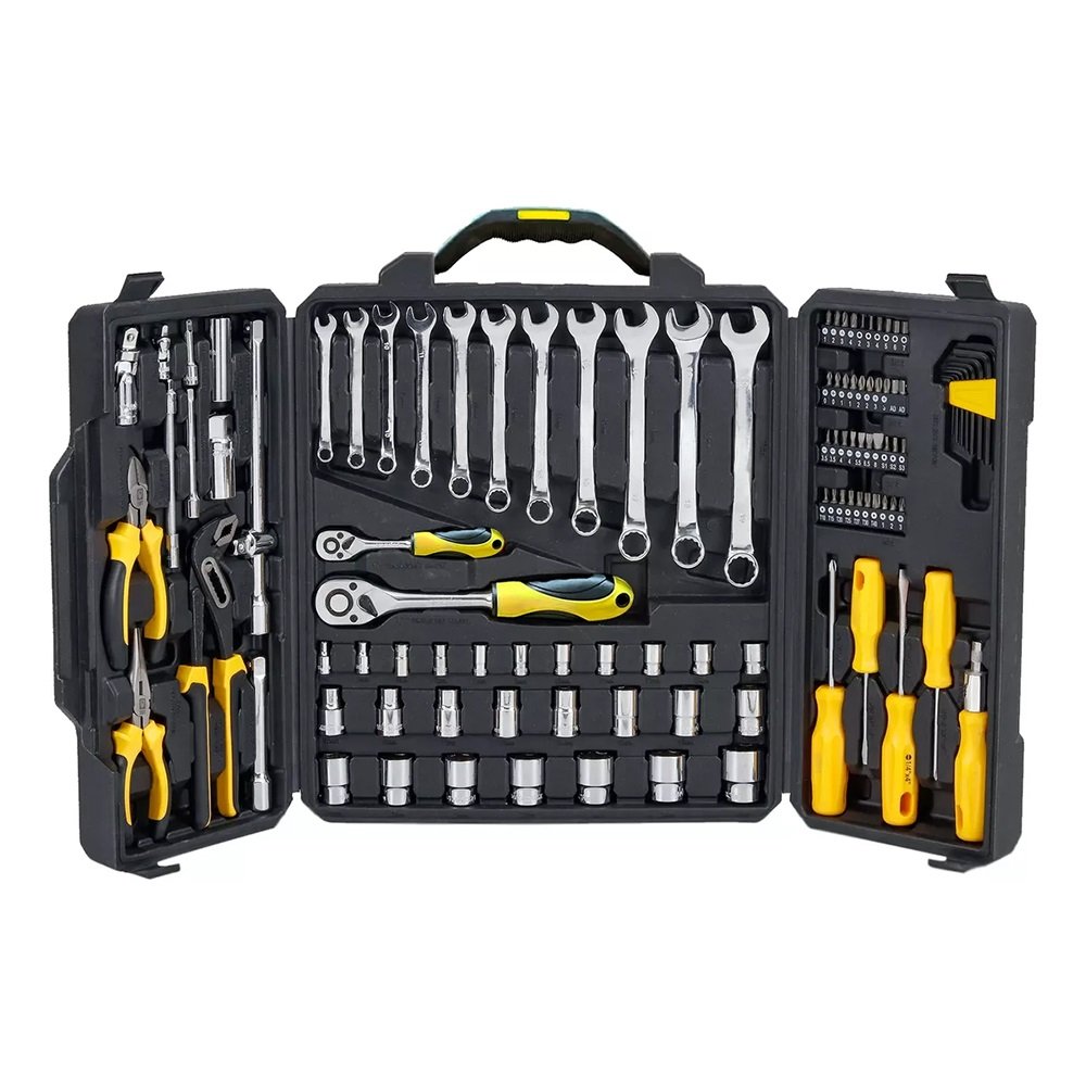 Kit Maleta Jogo De Ferramentas E Chave Completa 110 Peças Fortt Preto - Kmfc002-P