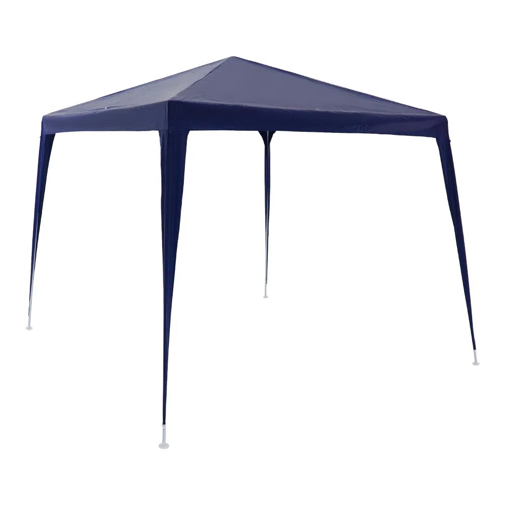 Tenda Gazebo Desmontavel Impermeavel Barraca Camping e praia 3x3 Fortt Azul - TGA001-A - FC7910