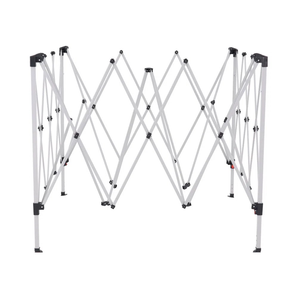 Tenda Gazebo Sanfonado Articulada Impermeavel Barraca Camping e praia 3x3 Fortt Azul - TGS001-A