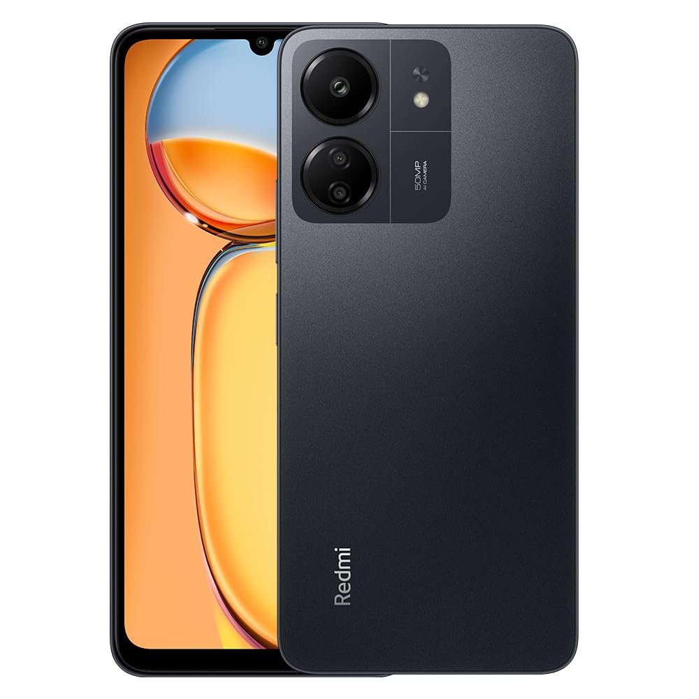 Smartphone Redmi 13c Midnight Black, 256gb, 8gb, Tela 6.74", Camera 50mp+2mp+0.08mp, Xiaomi