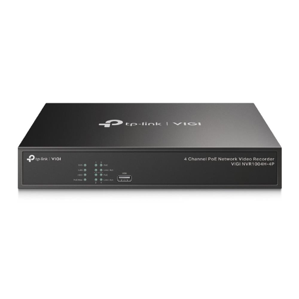 NVR Gravador de Imagem Digital, 04 canais PoE - NVR1004H-4P