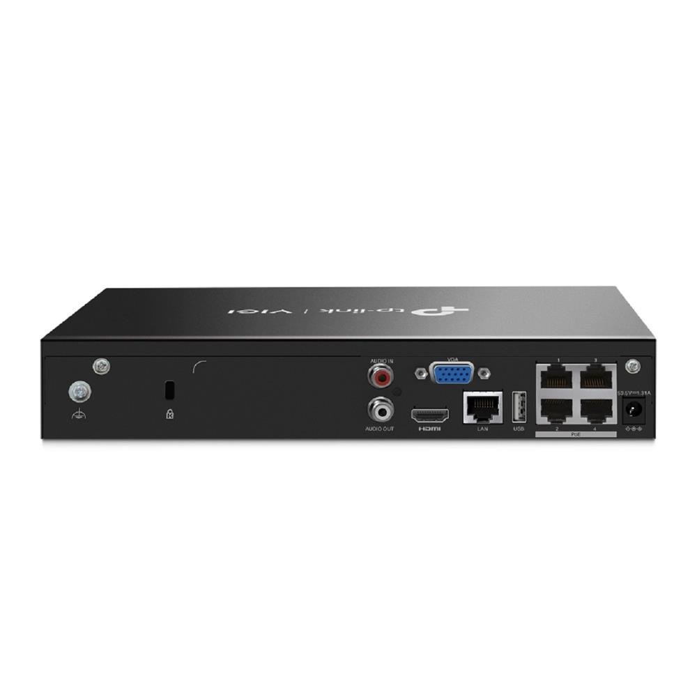 NVR Gravador de Imagem Digital, 04 canais PoE - NVR1004H-4P