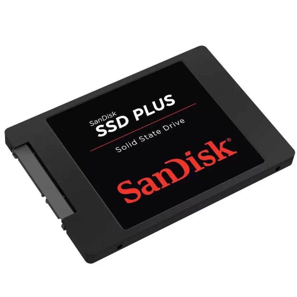 Ssd 1tb Sata Sandisk Plus, Velocidades De Leitura/Gravação De Ate 535 Mb/S E 350 Mb/S, Sdssda-1t00-G27