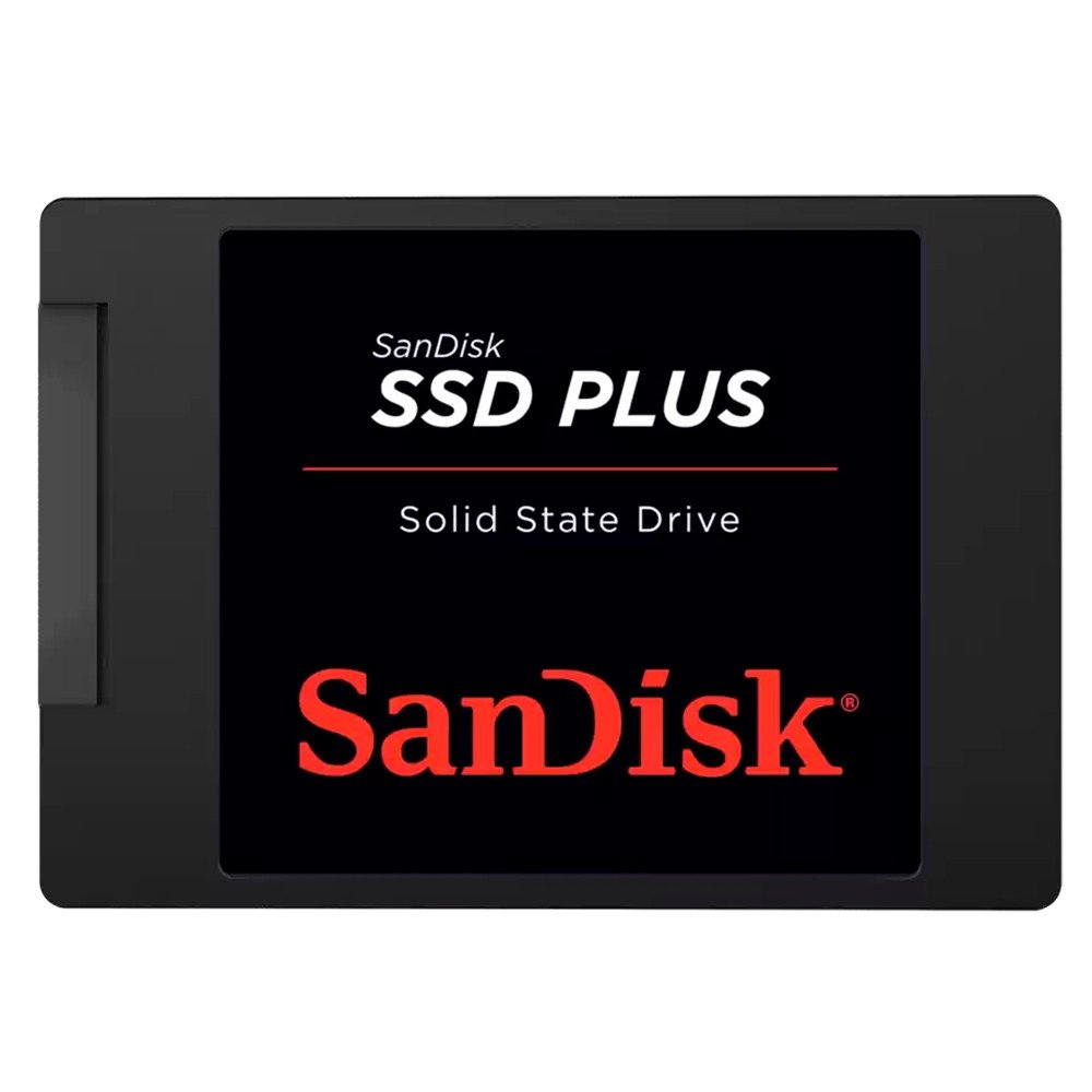 Ssd 1tb Sata Sandisk Plus, Velocidades De Leitura/Gravação De Ate 535 Mb/S E 350 Mb/S, Sdssda-1t00-G27