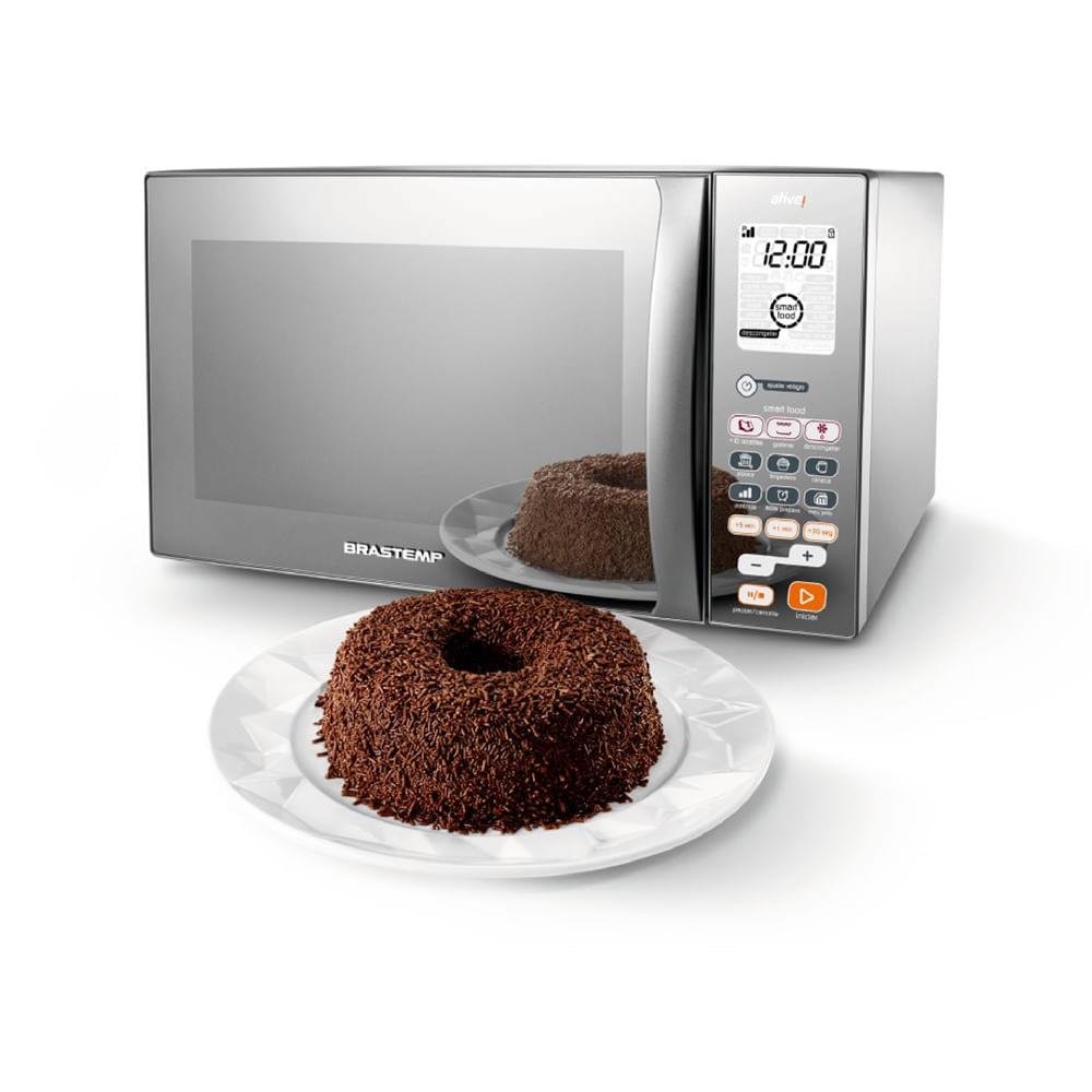 Micro-ondas Brastemp 38 Litros Inox Espelhado BMJ38AR ¿ 127 Volts