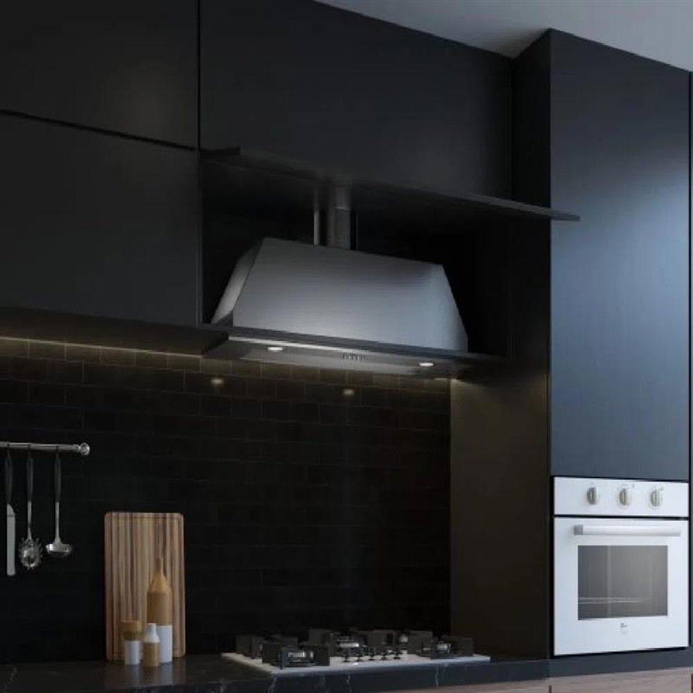 Coifa de Embutir Fischer Infinity 90cm Inox ¿ 127 Volts