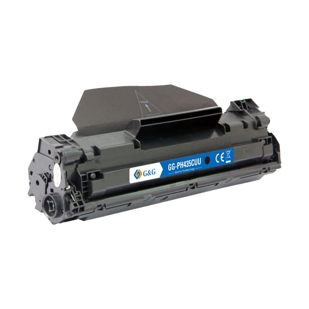 Cartucho de Toner Preto Compativel Hp Cb435a P1005 p1006 p1556 p1606 m1530 m1536 1130 1212 1210 m1132 2k G&G/GeG/GG