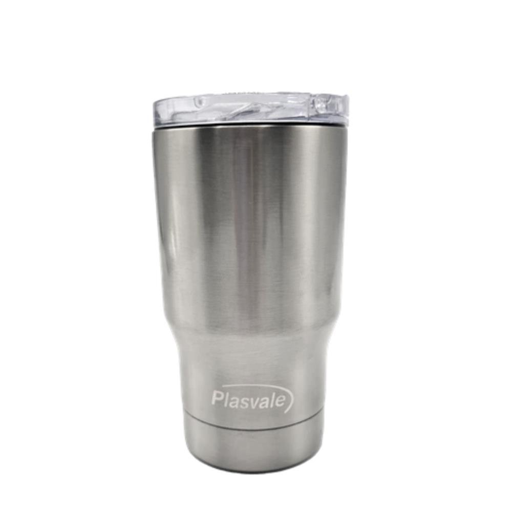 Copo Termico Long Neck 0,41L Plasvale Cinza