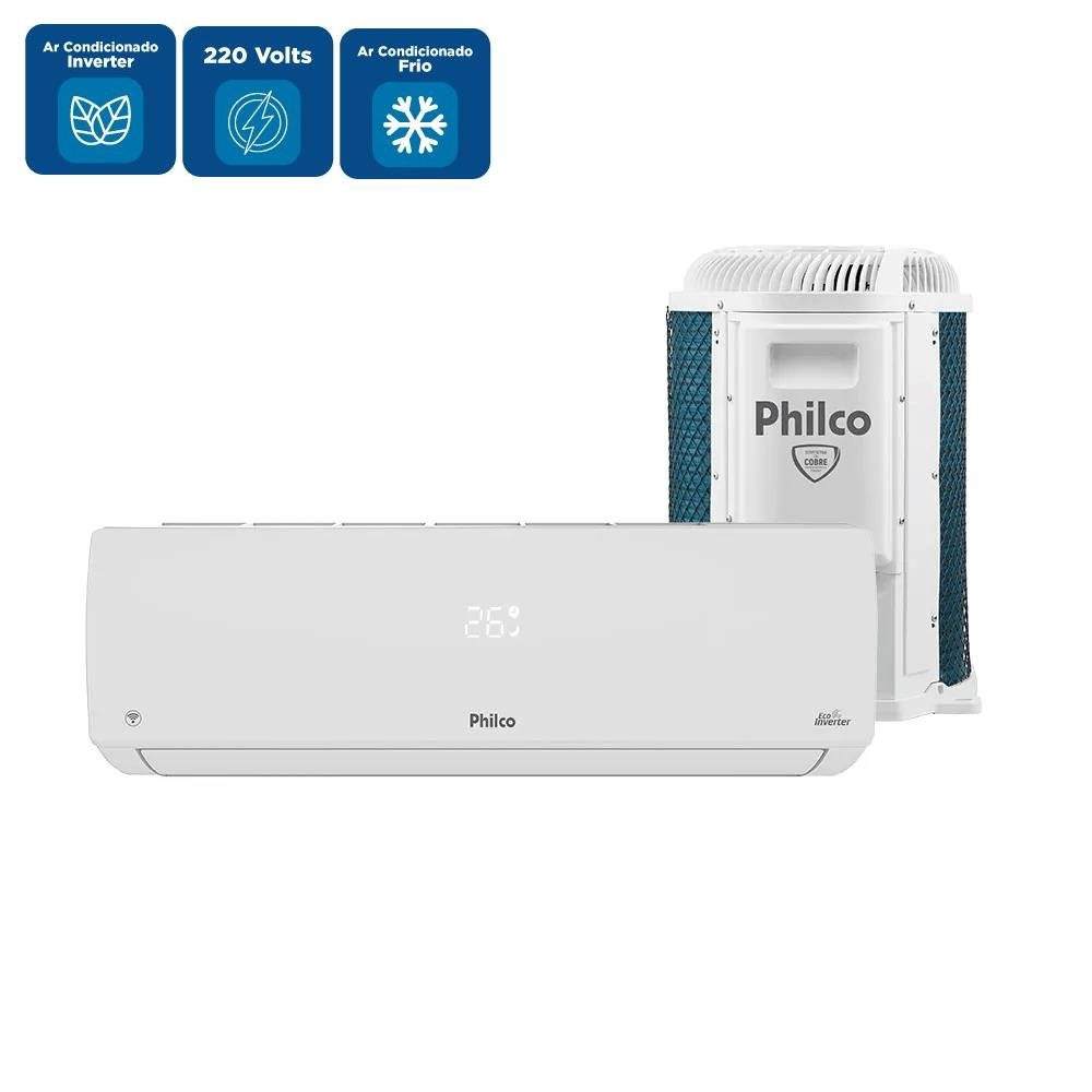 Ar Condicionado Split Hi Wall Philco Inverter 24000 BTU/h Frio Monofásico PAC24000IFM15 - 220 Volts