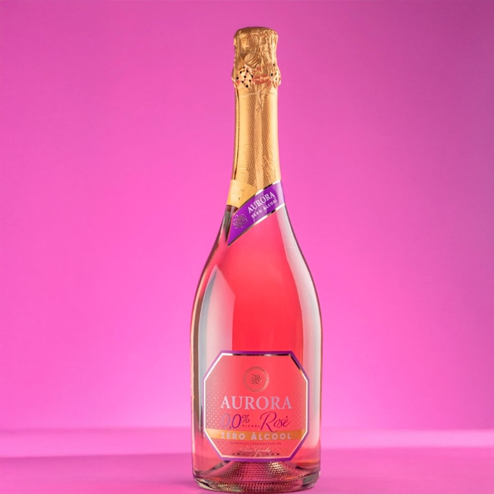 Espumante Aurora Zero Álcool Rose 750ml