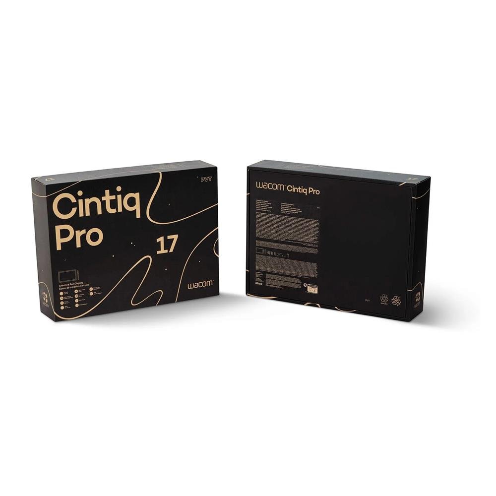 Display Interativo Wacom Cintiq Pro 17" Touch, IPS, 1.07 Bilhões de Cores, Pen Pro 3, Preto, DTH172