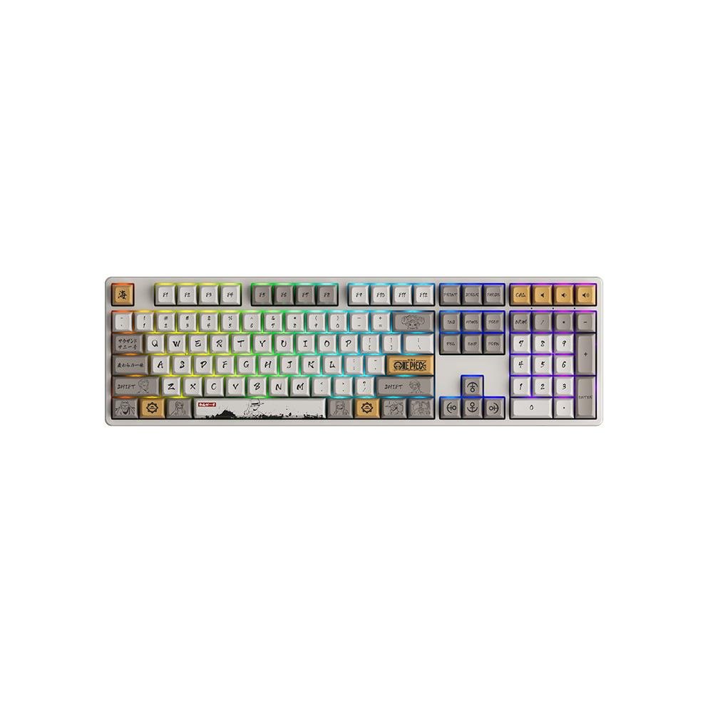 Teclado Mecanico Gamer Akko One Piece Edition, RGB, Switch Akko CS Sakura, USB, Estampado