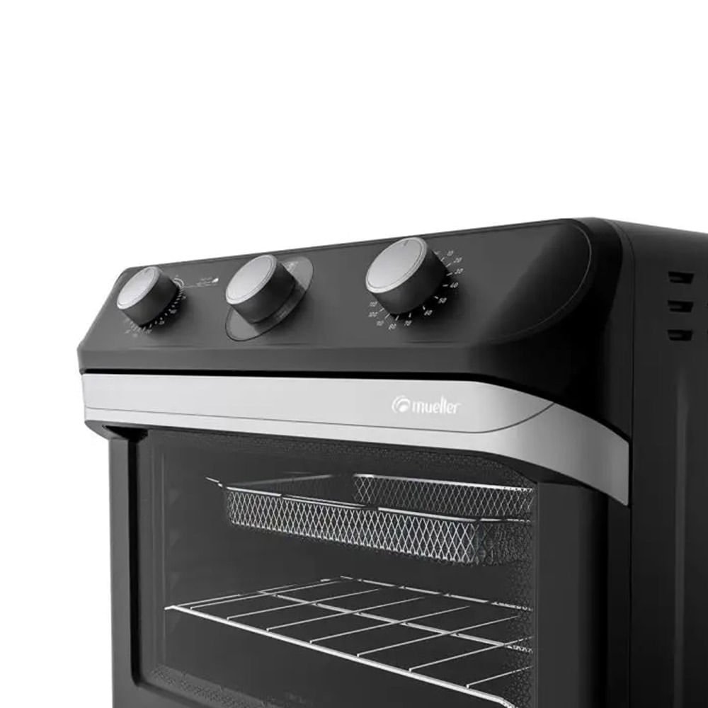 Forno Elétrico e Fritadeira Mueller 35 Litros Air Preto MFB35G ¿ 127 Volts