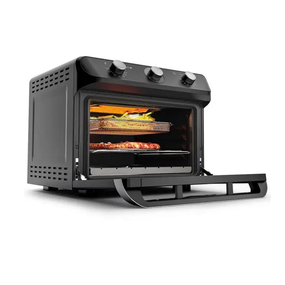 Forno Elétrico e Fritadeira Mueller 35 Litros Air Preto MFB35G ¿ 127 Volts