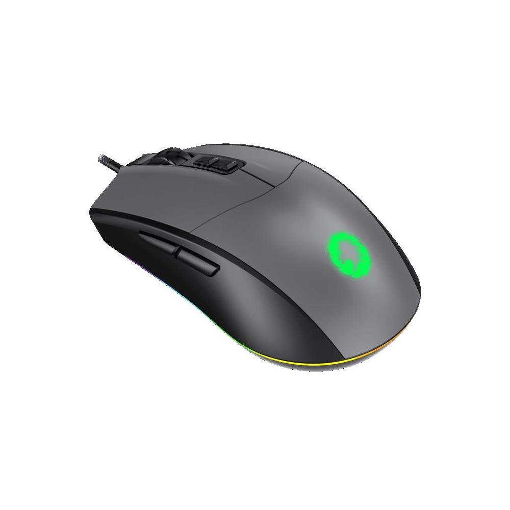 Mouse Gamer Gamemax MG3 Grey, ARGB, 6400 DPI, 7 Botões Programaveis, USB, Cinza