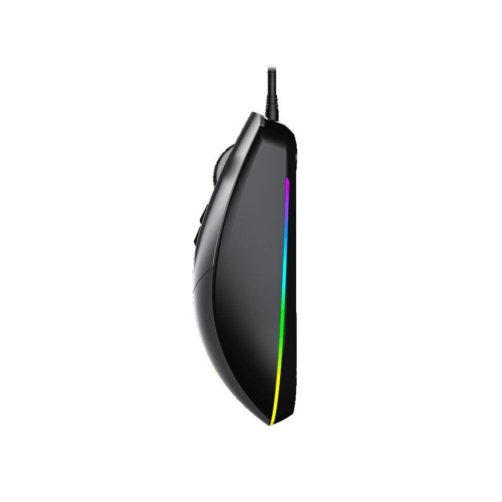 Mouse Gamer Gamemax MG3 Grey, ARGB, 6400 DPI, 7 Botões Programaveis, USB, Cinza