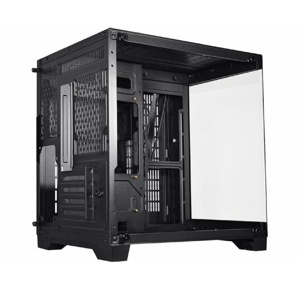 Gabinete Gamer K-Mex Space Aqua CG-10KN, Mini Tower, Vidro Temperado, Sem Fonte, Sem Fan, Preto
