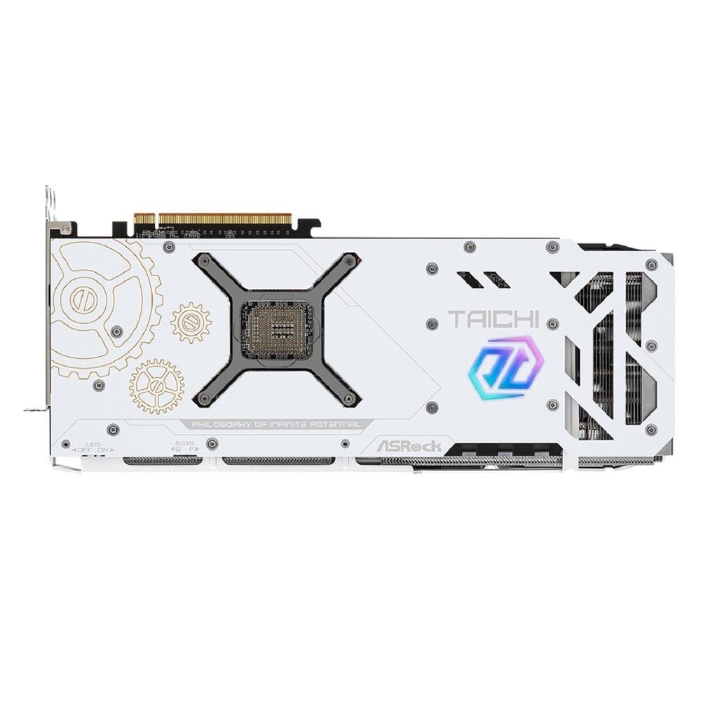 Placa de Video ASRock Radeon RX 7900 XTX Taichi OC, 24GB, GDDR6, 384-Bit, ARGB, Branco