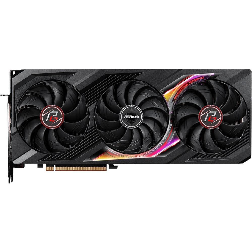 Placa de Video ASRock Radeon RX 7900 XTX Phantom Gaming OC, 24GB, GDDR6, 384-Bit, ARGB, Preto