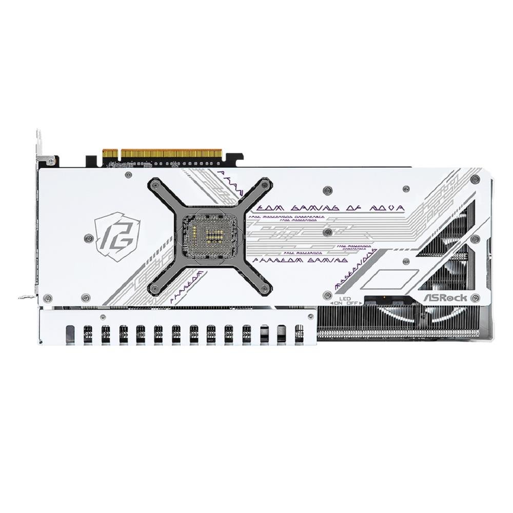 Placa de Video ASRock Radeon RX 7900 XT Phantom Gaming OC, 20GB, GDDR6, 320-Bit, ARGB, Branco