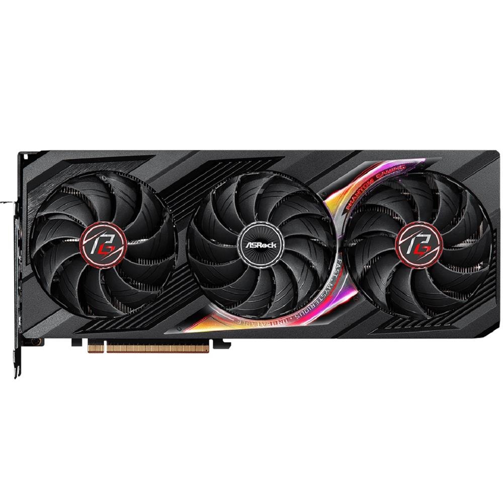 Placa De Video Asrock Radeon Rx 7900 Xt Phantom Gaming Oc, 20Gb, Gddr6, 320-Bit, Preto